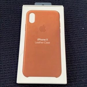 iPhone X Leather Apple phone case